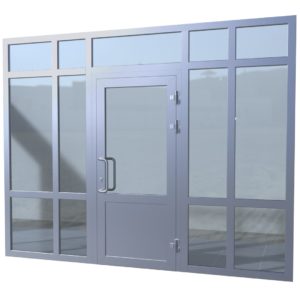 Усиленная алюминиевая дверь GFTD622 Усиленная алюминиевая дверь GFTD622